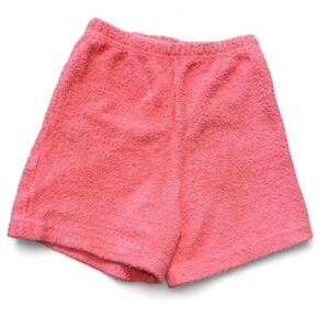 Y2K Soft as a Grape Fuzzy pink Shorts, Girls Size L